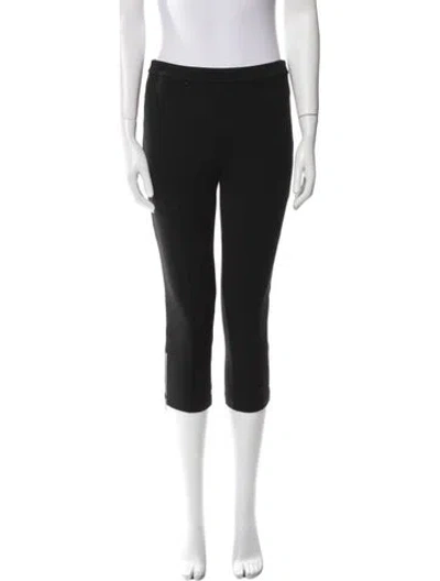 Pre-owned St John Wool Skinny Leg Pants In Black