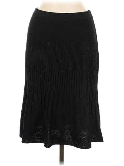 St John Wool Skirt In Black