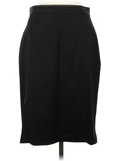 St John Wool Skirt In Black