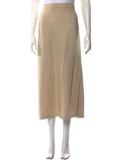 Pre-owned St John Wool Skirt In Neutral