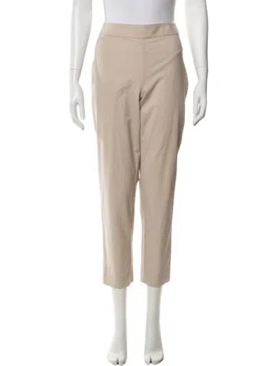 Pre-owned St John Wool Straight Leg Pants In Neutral