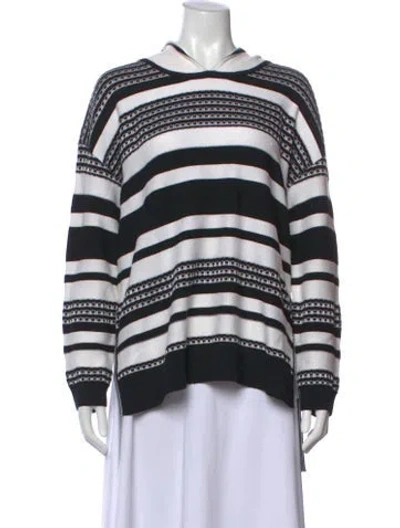Pre-owned St John Wool Striped Sweater