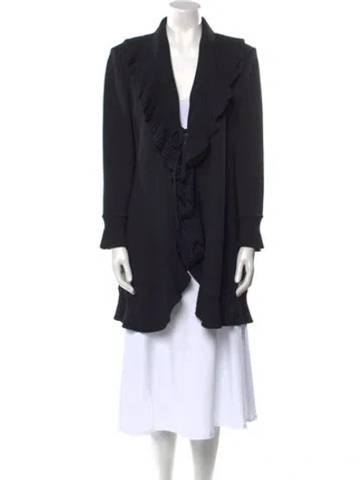 Pre-owned St John Wool Sweater In Black