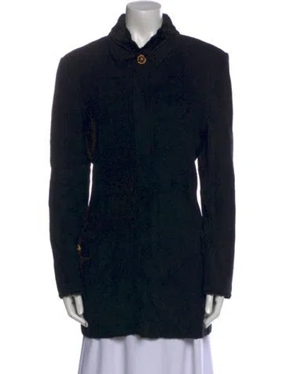 Pre-owned St John Wool Sweater In Black