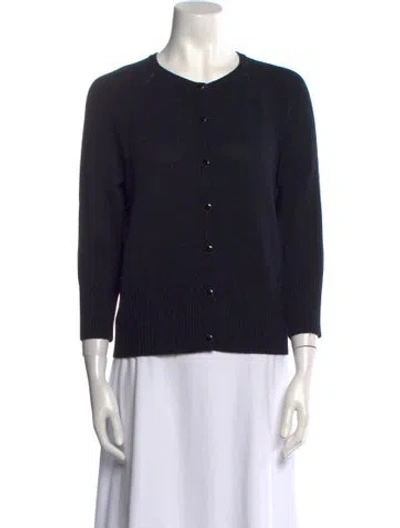 Pre-owned St John Wool Sweater In Black
