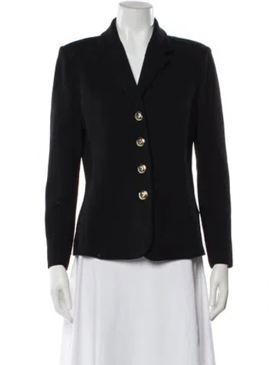Pre-owned St John Wool Sweater In Black