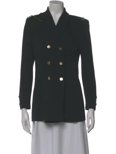 Pre-owned St John Wool Sweater In Black