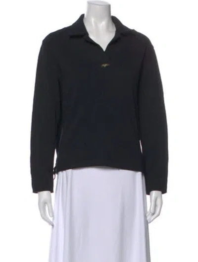 Pre-owned St John Wool Sweater In Black
