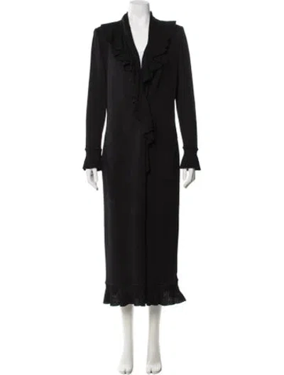 Pre-owned St John Wool Sweater In Black