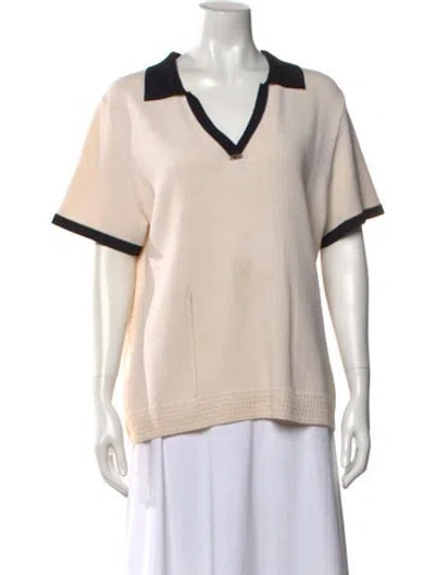 Pre-owned St John Wool Sweater In Neutral