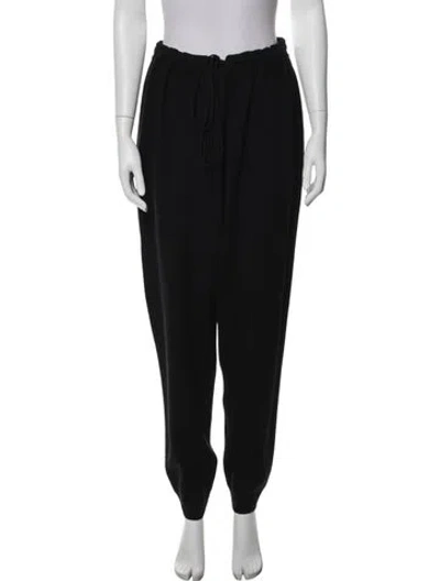 Pre-owned St John Wool Sweatpants In Black