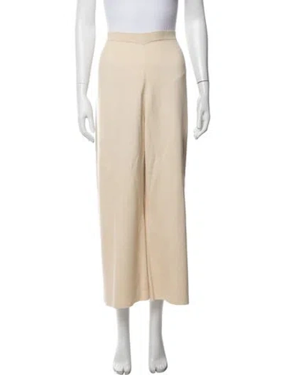 Pre-owned St John Wool Sweatpants W/ Tags In Neutrals