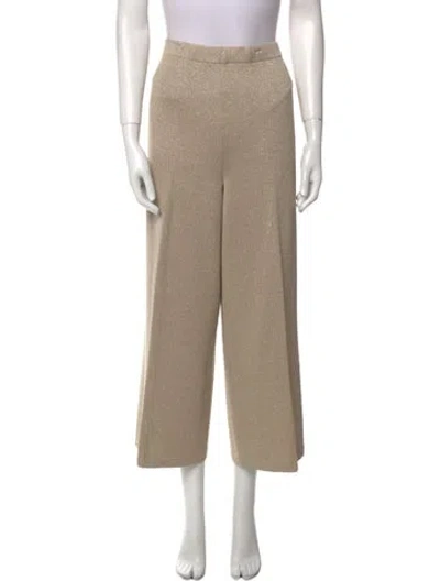 Pre-owned St John Wool Wide Leg Pants