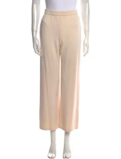 Pre-owned St John Wool Wide Leg Pants In Neutral