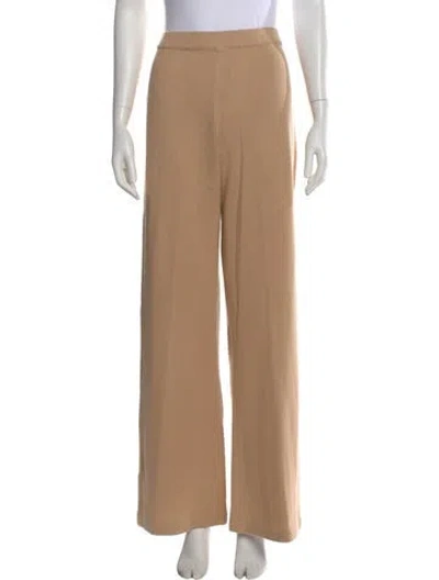Pre-owned St John Wool Wide Leg Pants In Neutral