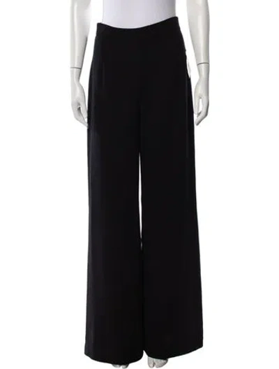 Pre-owned St John Wool Wide Leg Pants W/ Tags In Blue