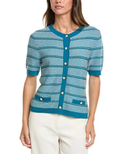 ST JOHN ST. JOHN WOOL-BLEND CARDIGAN