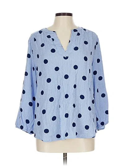St. John's Bay 3/4 Sleeve Blouse In Blue