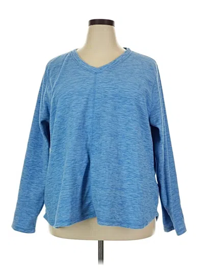 Pre-owned St. John's Bay 3/4 Sleeve T-shirt In Ivory