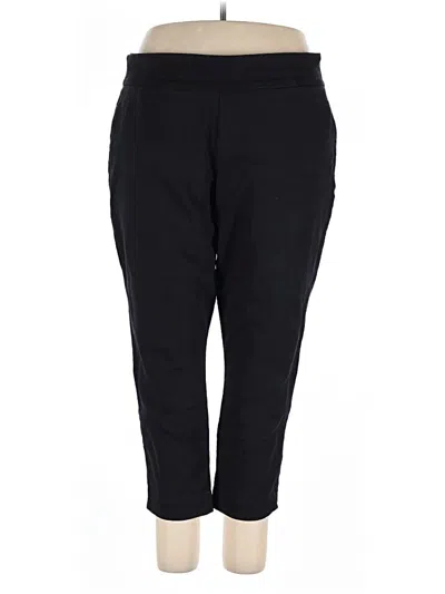 Pre-owned St. John's Bay Active Pants In Black