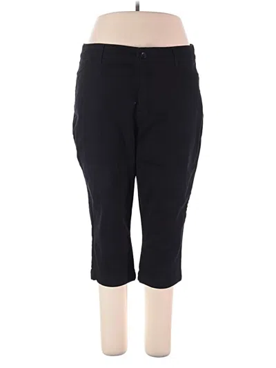 Pre-owned St. John's Bay Active Pants In Black