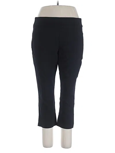 Pre-owned St. John's Bay Active Pants In Black