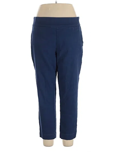 Pre-owned St. John's Bay Active Pants In Blue