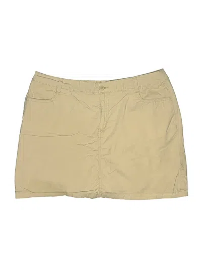 Pre-owned St. John's Bay Active Skort In Tan