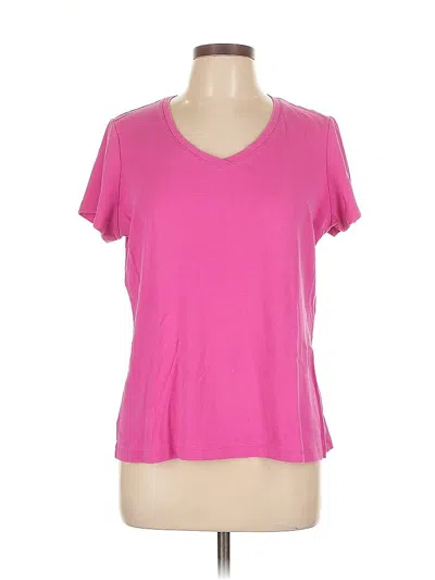 Pre-owned St. John's Bay Active T-shirt In Pink