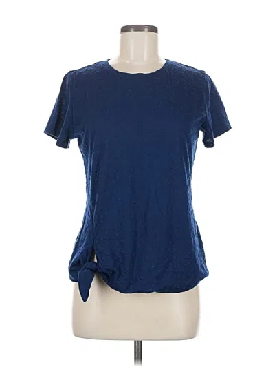 Pre-owned St. John's Bay Active T-shirt In Blue