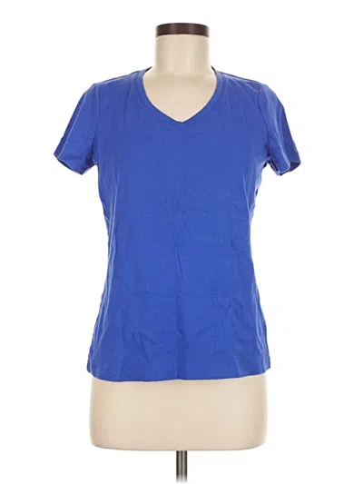 Pre-owned St. John's Bay Active T-shirt In Blue