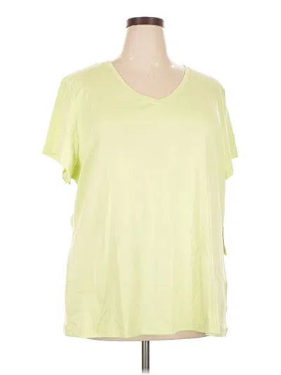 Pre-owned St. John's Bay Active T-shirt In Green