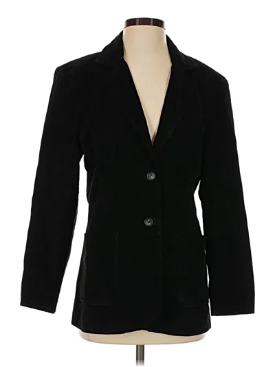 Pre-owned St. John's Bay Blazer Jacket In Black