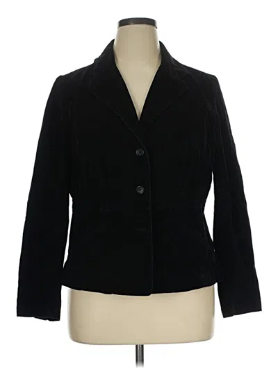 Pre-owned St. John's Bay Blazer Jacket In Black