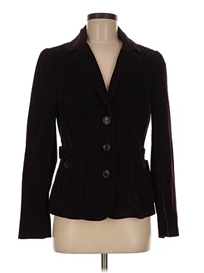 Pre-owned St. John's Bay Blazer Jacket In Burgundy