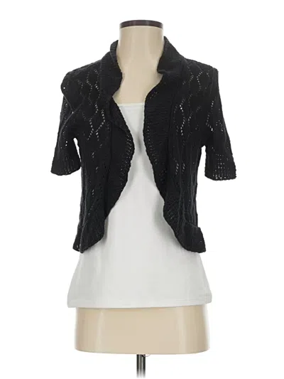 Pre-owned St. John's Bay Cardigan Sweater In Black