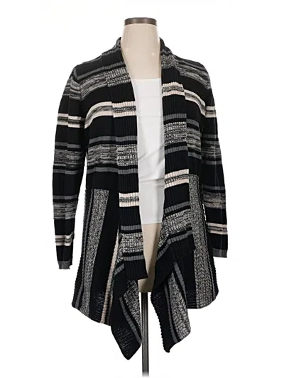 Pre-owned St. John's Bay Cardigan Sweater In Black