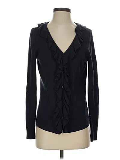 Pre-owned St. John's Bay Cardigan Sweater In Black