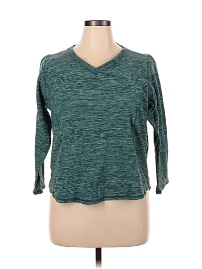 Pre-owned St. John's Bay Cardigan Sweater In Blue