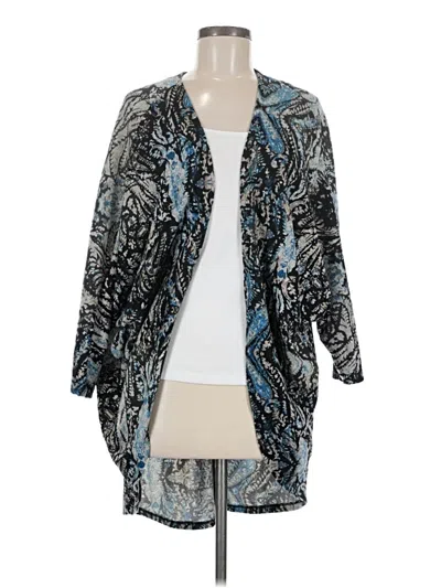Pre-owned St. John's Bay Cardigan Sweater In Blue