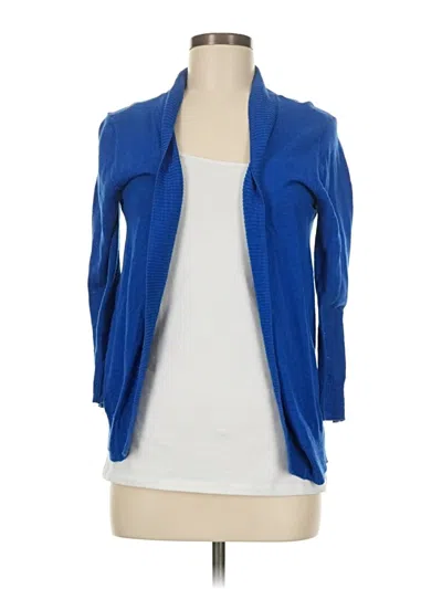Pre-owned St. John's Bay Cardigan Sweater In Blue