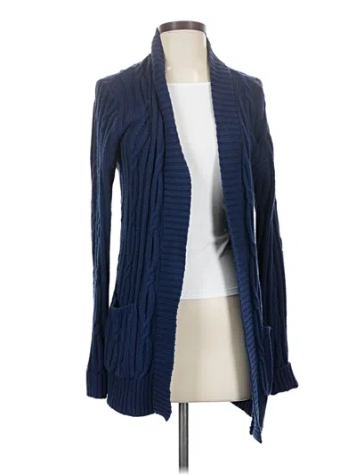 Pre-owned St. John's Bay Cardigan Sweater In Blue
