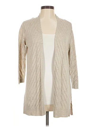 Pre-owned St. John's Bay Cardigan Sweater In Brown