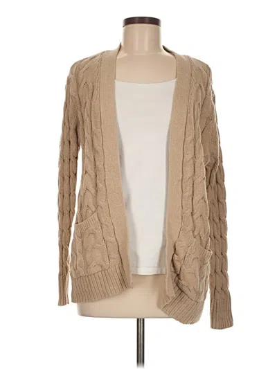 Pre-owned St. John's Bay Cardigan Sweater In Brown