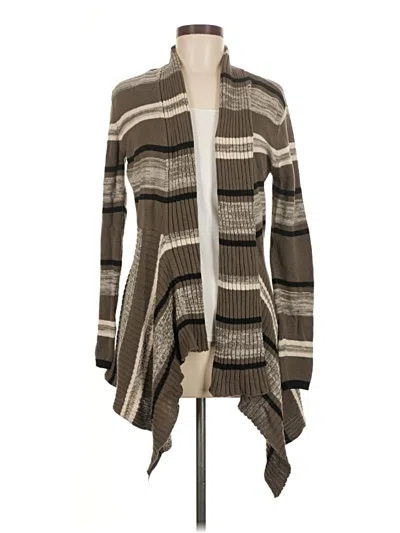 Pre-owned St. John's Bay Cardigan Sweater In Brown