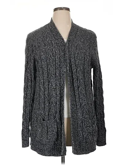 Pre-owned St. John's Bay Cardigan Sweater In Gray