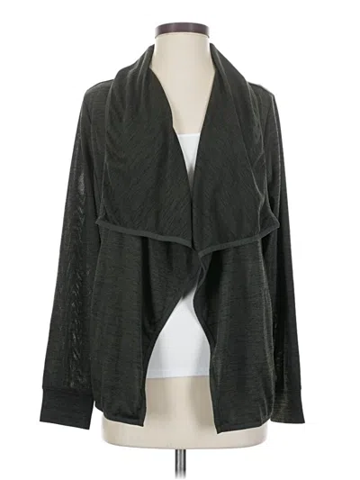 Pre-owned St. John's Bay Cardigan Sweater In Gray