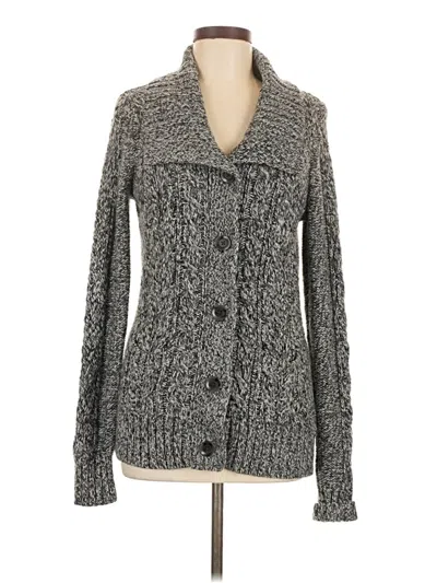 Pre-owned St. John's Bay Cardigan Sweater In Gray
