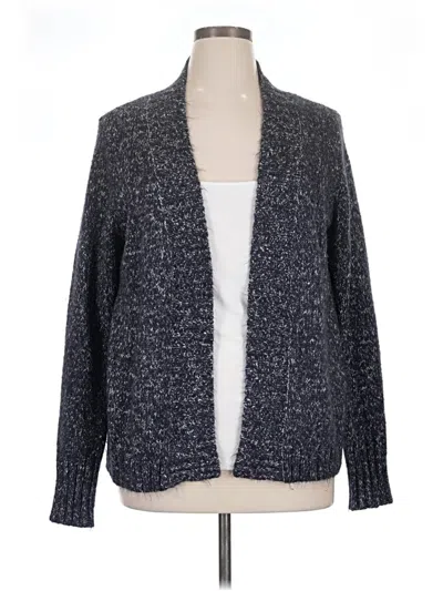 Pre-owned St. John's Bay Cardigan Sweater In Gray