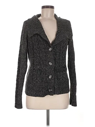 Pre-owned St. John's Bay Cardigan Sweater In Gray